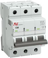 Выключатель автоматический EKF Averes AV-6 3п 50А C 6кА картинка